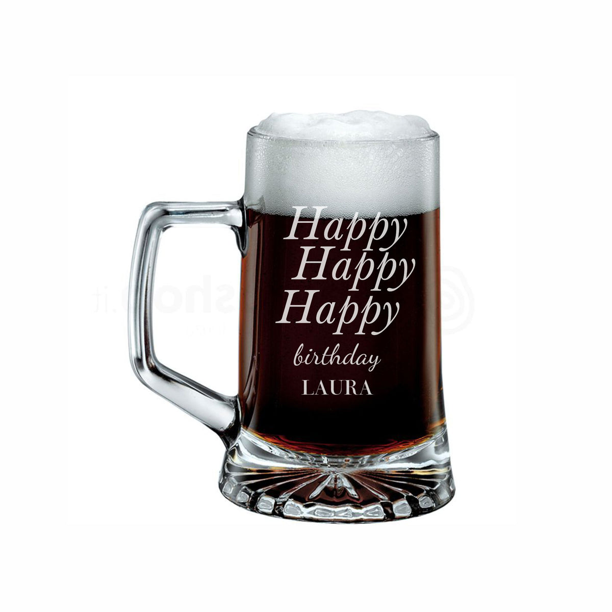Boccale di BIRRA Personalizzato 300 ml piccola o 500 ml media