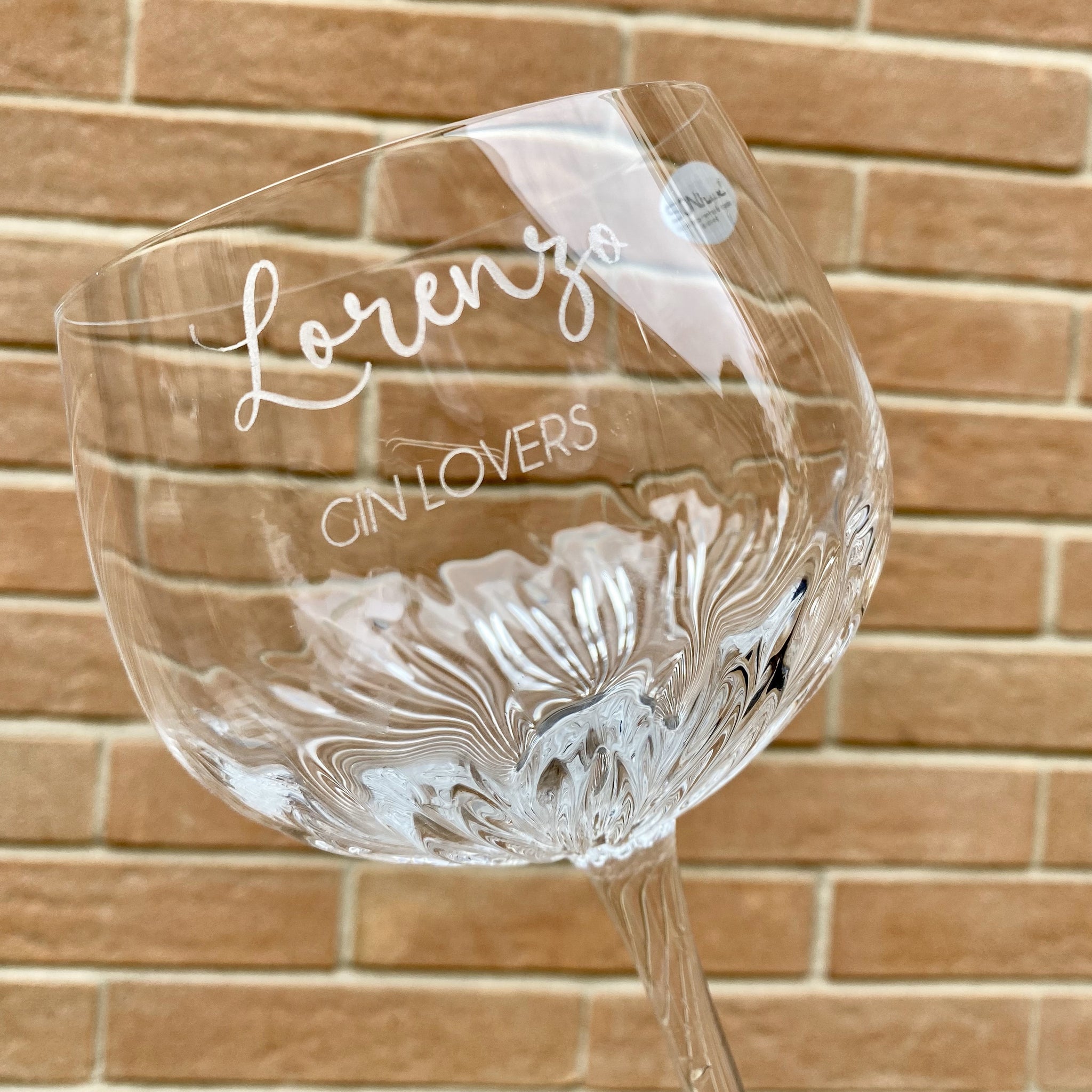 Bicchieri Gin Tonic Bicchiere Da Gin Tonic Personalizzato - Incisione Laser, 580 Ml, Con Nome E Data Set Bicchieri Personalizzati - Foto 9