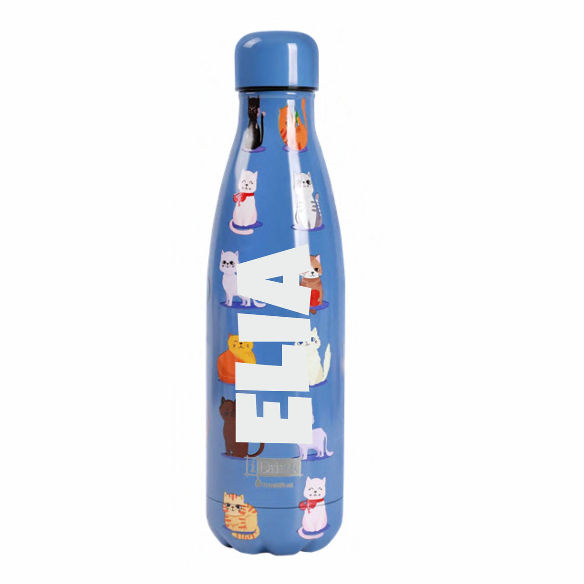 I-DRINK Borraccia termica Personalizzabile GATTI CARTOONS 500ml