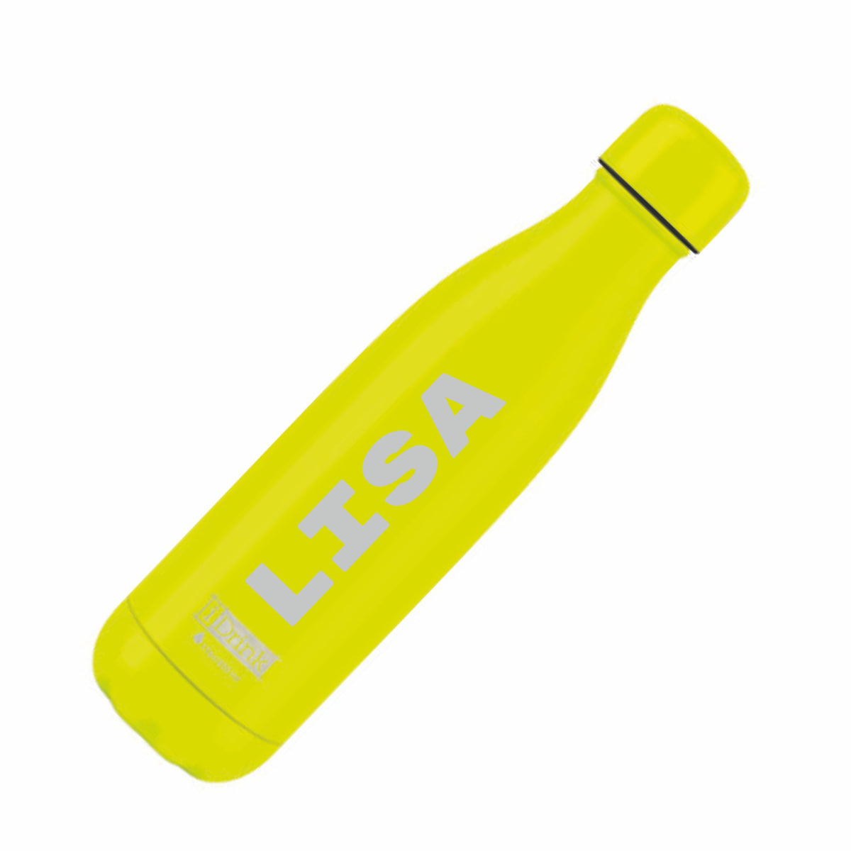 I-DRINK Borraccia termica Personalizzabile GIALLO 500ml ID0405