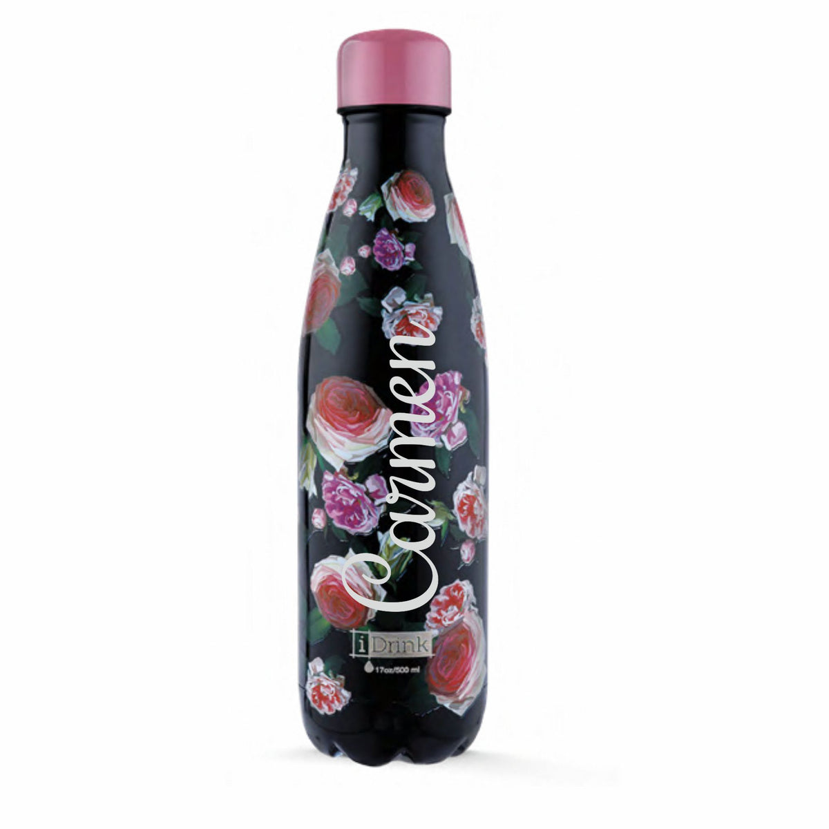 I-DRINK Borraccia termica Personalizzabile ROSE 500ml