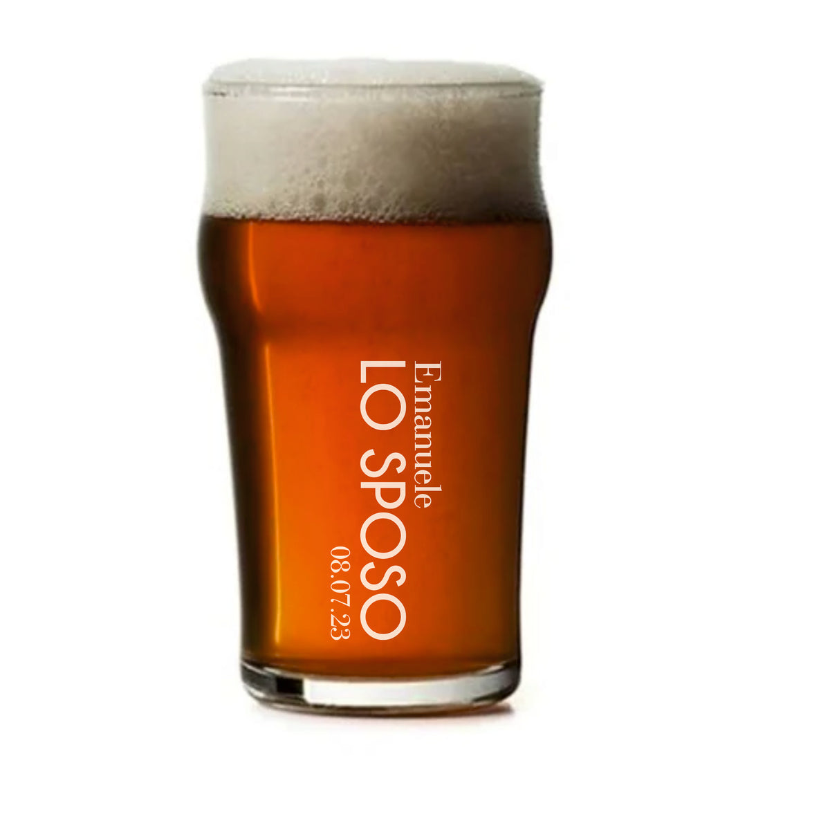 Bicchiere di BIRRA o Bevande Personalizzato 585 ml