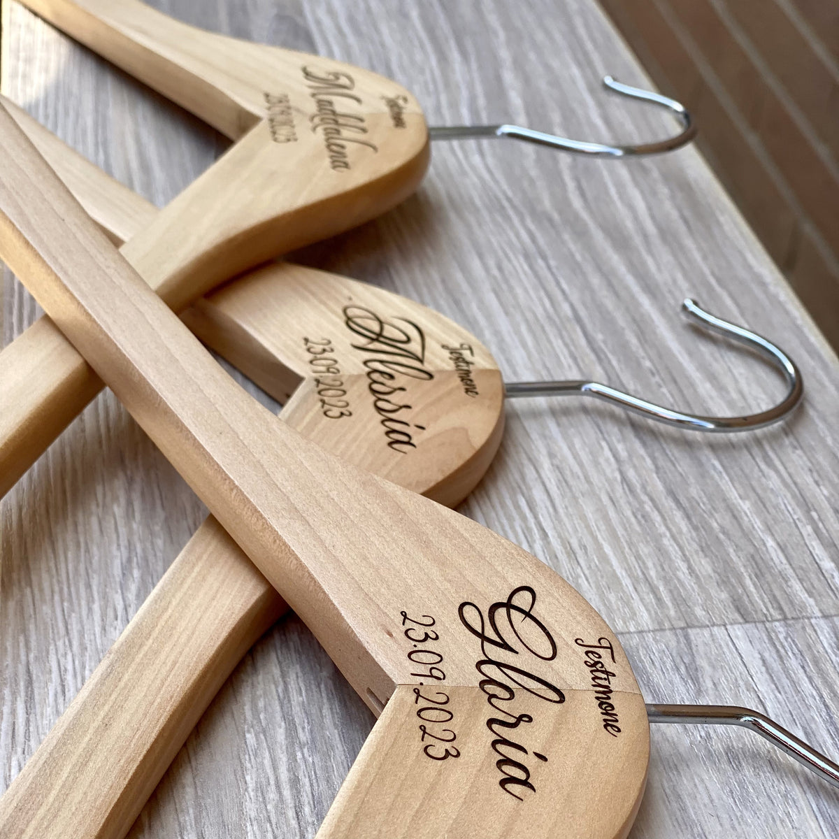 Gruccia in Legno Personalizzabile