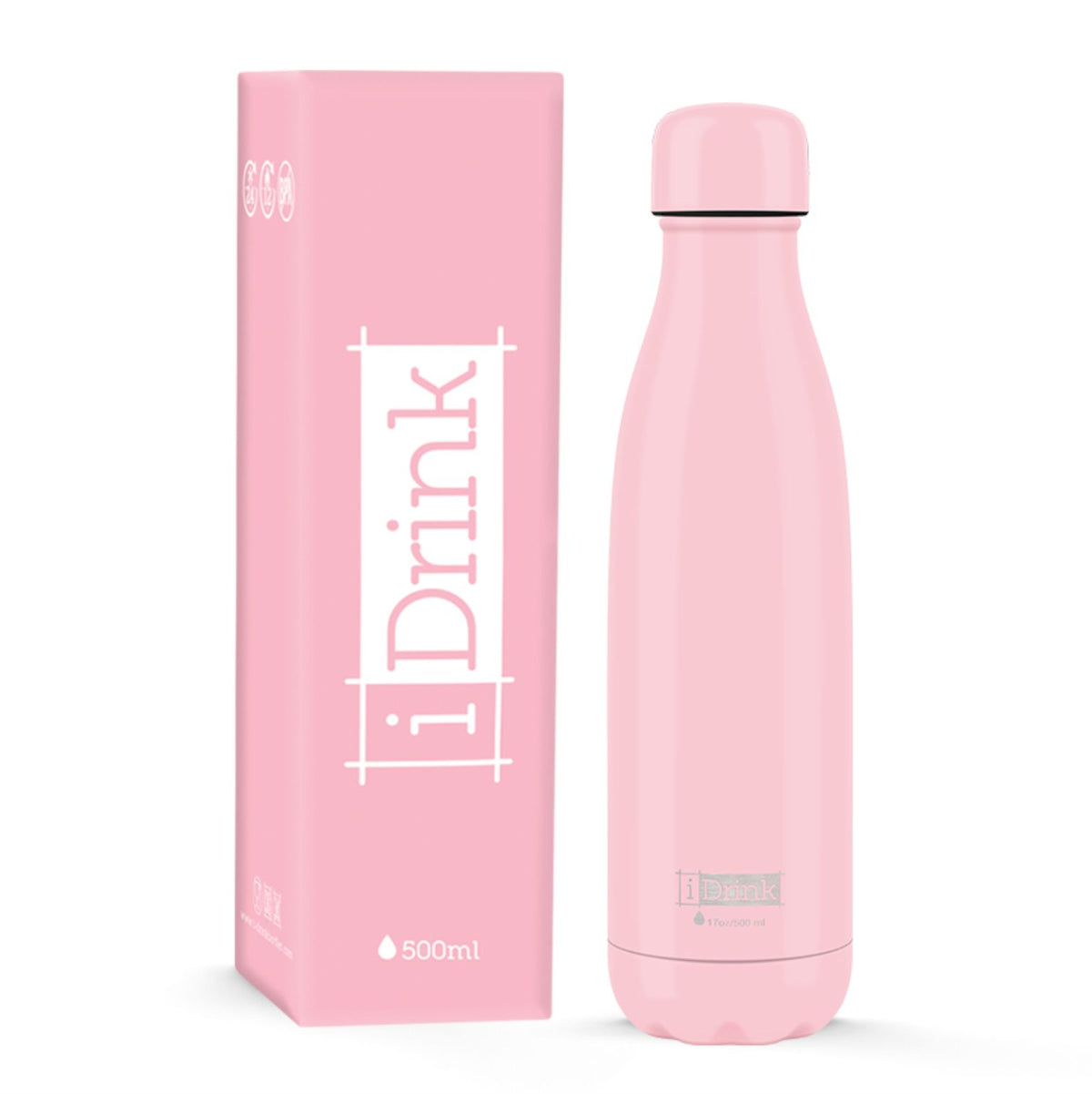 Borraccia termica Personalizzabile ROSA (350ml,500ml,750ml,1000ml)