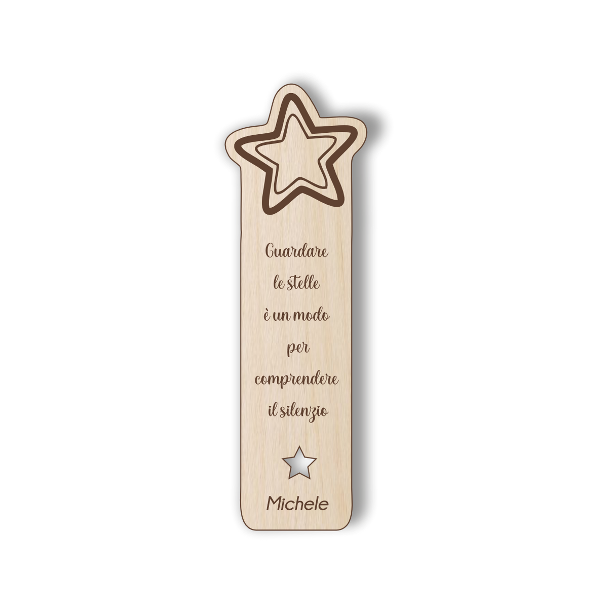 Segnalibro di Legno SAILOR STAR da Personalizzare