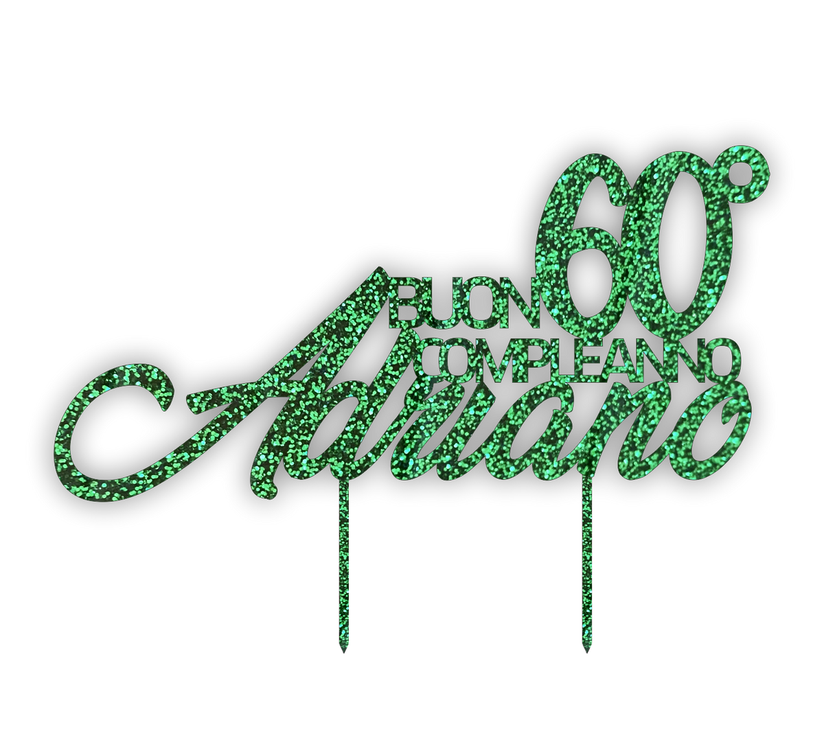 Cake Topper BUON COMPLEANNO per Torta Personalizzabile